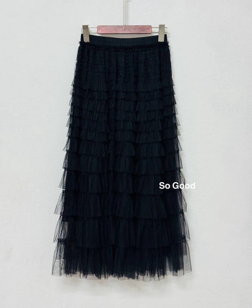 Mesh Frill Layer Tulle Skirts